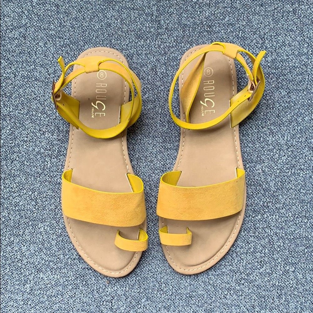 Rogue mustard yellow sandals